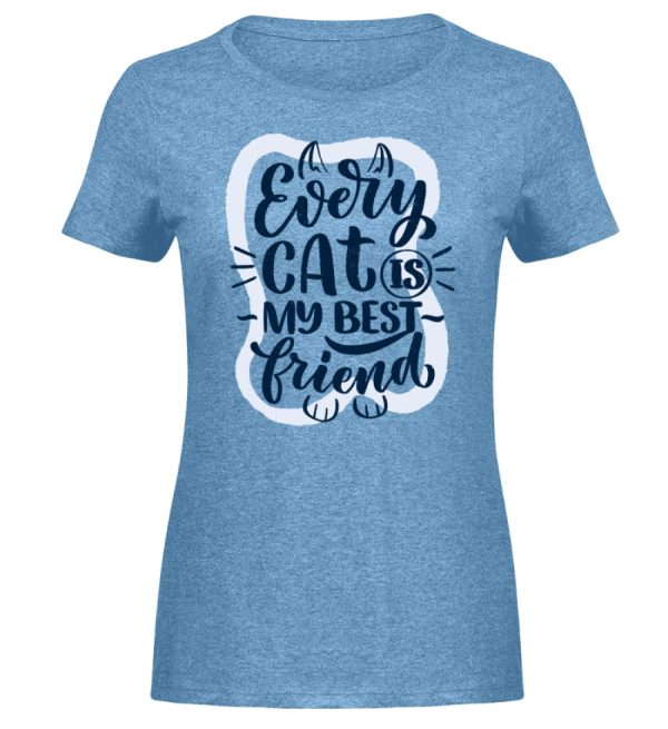 Every cat is my best friend  - Damen Melange Shirt Zu verkaufen – Bild 2