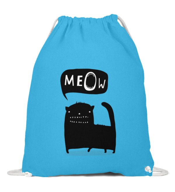 Funny ugly cat meow  - Baumwoll Gymsac Online – Bild 5