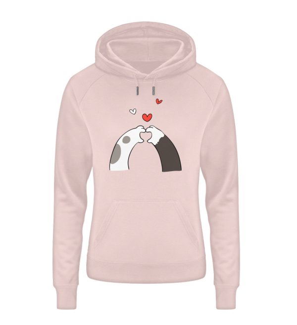 Katzenpfoten mit Herzen  - Trigger Hoodie ST ST Schn?ppchen
