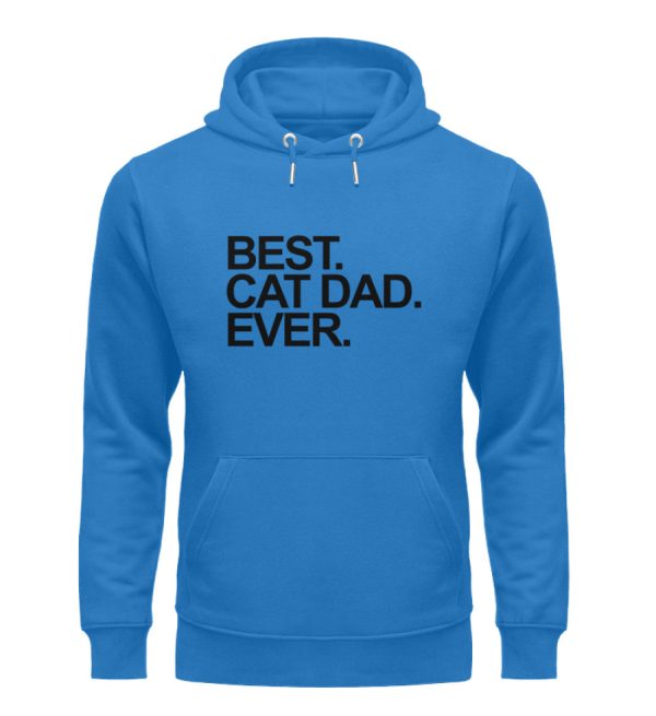Best. Cat Dad. Ever. schwarz  - Unisex Organic Hoodie Im Angebot – Bild 5