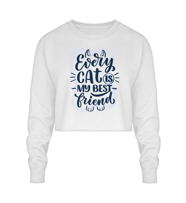 Every cat is my best friend  - Crop Sweatshirt Schn?ppchen – Bild 2