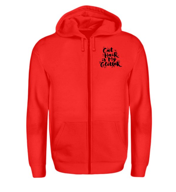Cat hair is my glitter  - Zip-Hoodie Mode