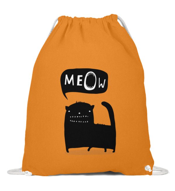 Funny ugly cat meow  - Baumwoll Gymsac Online – Bild 2