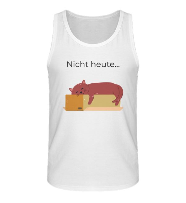 Nicht heute... Katze auf Karton - Stanley Specter Herren Tanktop ST ST Mode – Bild 2