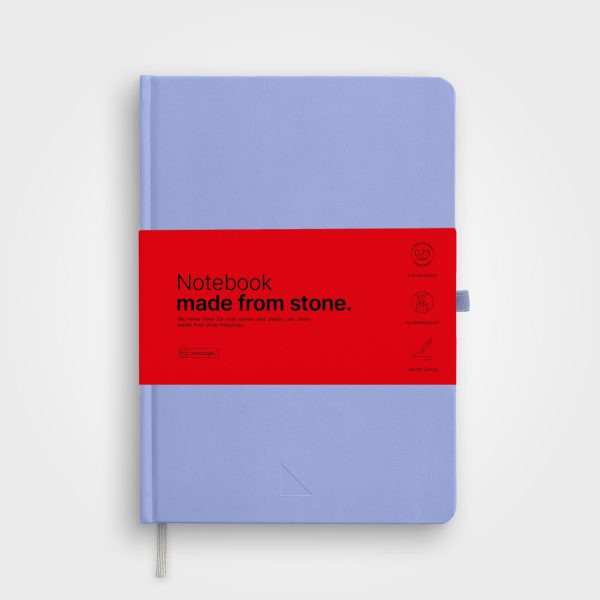 Stone paper notebook - A5 Hardcover, Vista blue Online-Verkauf