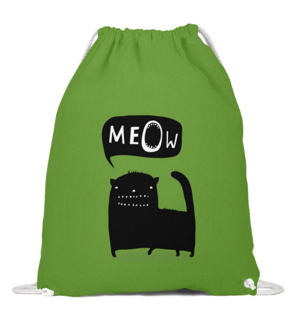 Funny ugly cat meow  - Baumwoll Gymsac Online – Bild 4
