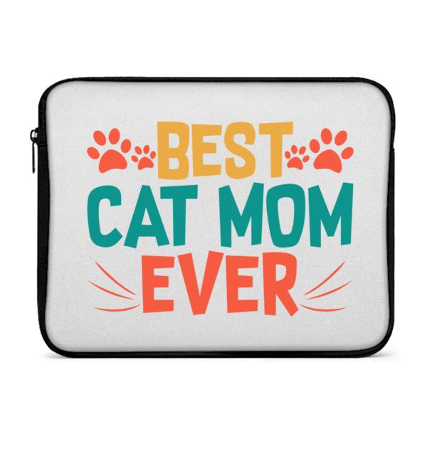 Best cat mom ever bunt  - Laptop Hülle 15  Online-Schn?ppchen – Bild 2