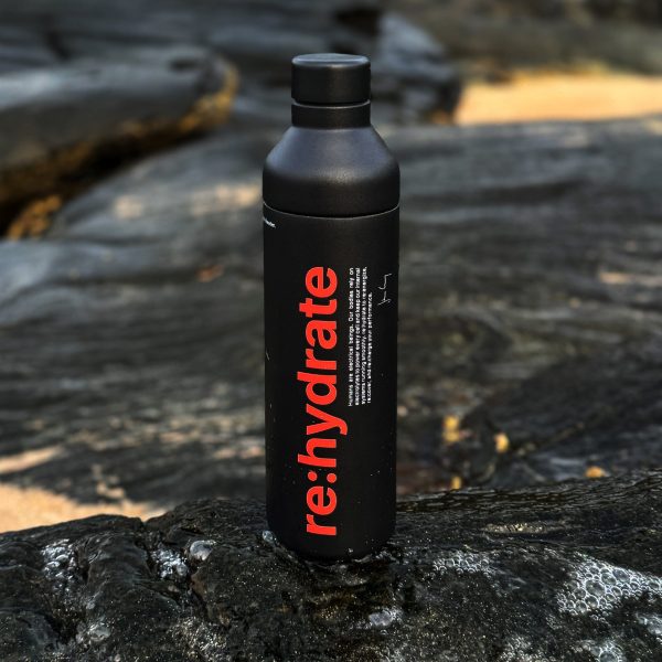 RE:YOU Hybrid Bottle - Recycled Stainless Steel, Black Zu verkaufen – Bild 5