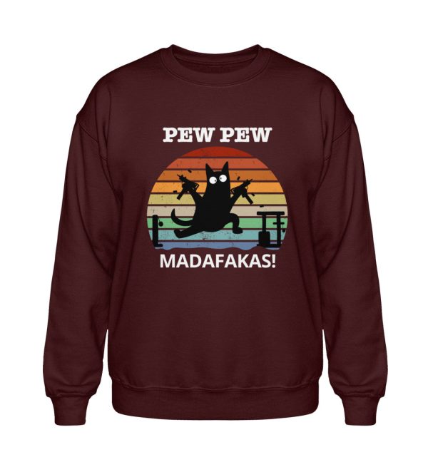 Pew Pew Madafakas! (weiße Schrift) Heavy Blend Sweatshirt Online-Verkauf
