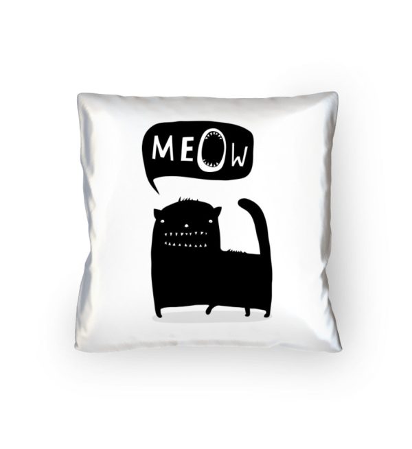 Funny ugly cat meow  - Kopfkissen 40x40cm Schn?ppchen