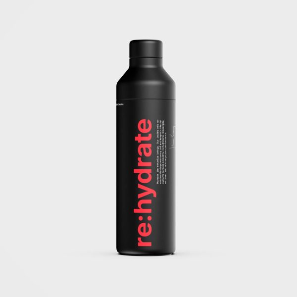 RE:YOU Hybrid Bottle - Recycled Stainless Steel, Black Zu verkaufen