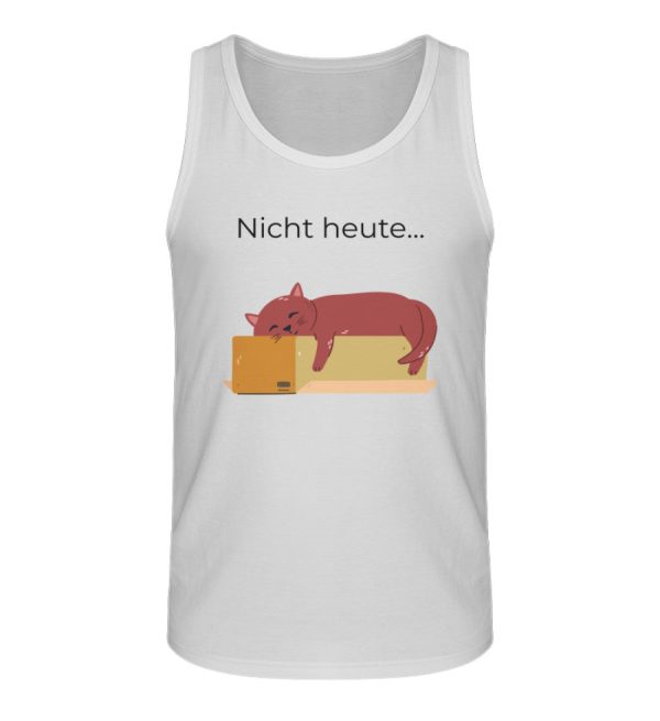Nicht heute... Katze auf Karton - Stanley Specter Herren Tanktop ST ST Mode