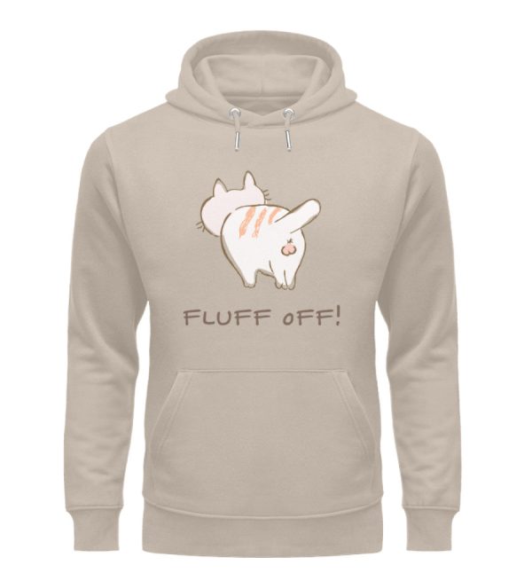Fluff off!  - Unisex Organic Hoodie Rabatt