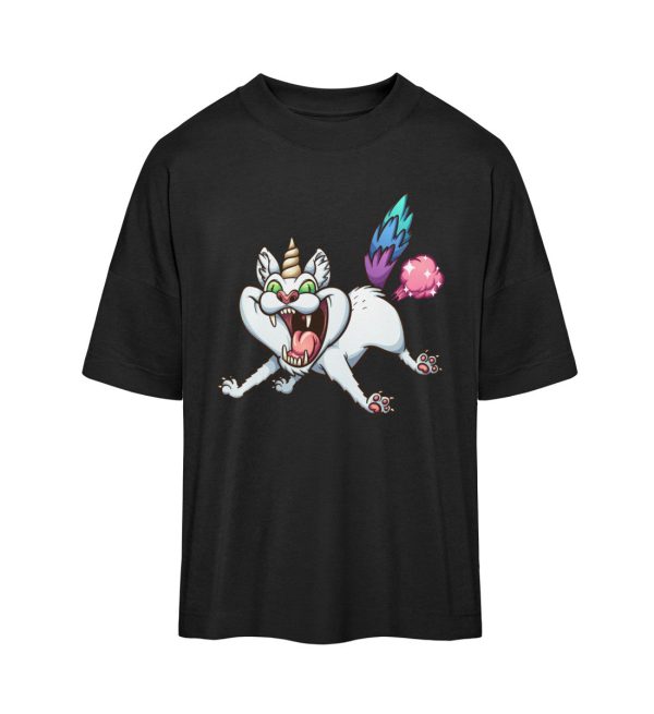 Pupsende Einhornkatze  - Organic Oversized Shirt ST ST Angebot – Bild 3