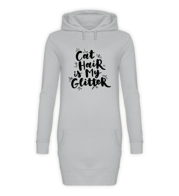 Cat hair is my glitter  - Damen Hoodie-Kleid Online-Verkauf