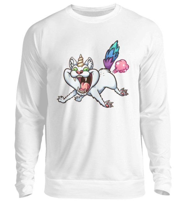 Pupsende Einhornkatze  - Unisex Pullover Zu verkaufen – Bild 5