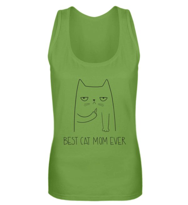 Best cat mom ever Katze Mittelfinger  - Frauen Tanktop Jetzt online – Bild 3