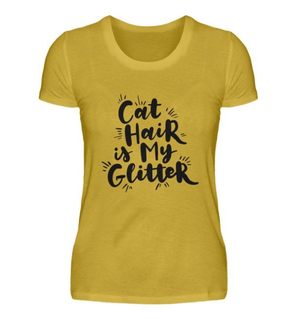 Cat hair is my glitter  - Damen Premiumshirt Schn?ppchen – Bild 3