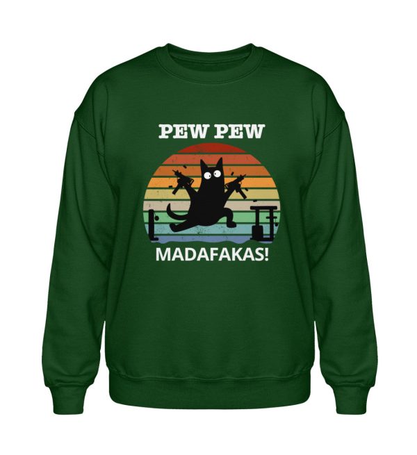 Pew Pew Madafakas! (weiße Schrift) Heavy Blend Sweatshirt Online-Verkauf – Bild 4