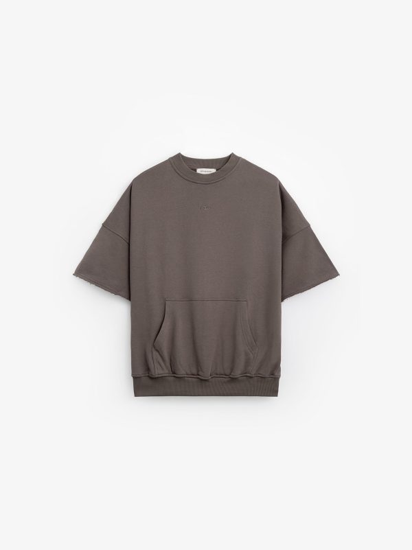 Sweat T-Shirt - Taupe Angebot
