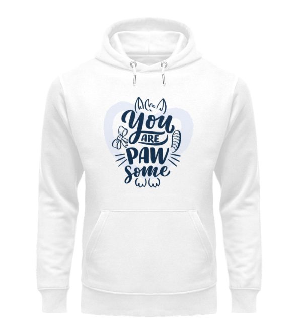 You are pawsome  - Unisex Organic Hoodie Online-Schn?ppchen – Bild 5