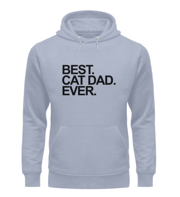 Best. Cat Dad. Ever. schwarz  - Unisex Organic Hoodie Im Angebot – Bild 3