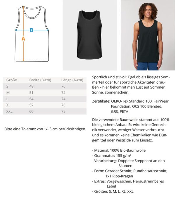 Katzenpfoten mit Herzen - Stanley Specter Herren Tanktop ST ST Angebot – Bild 5
