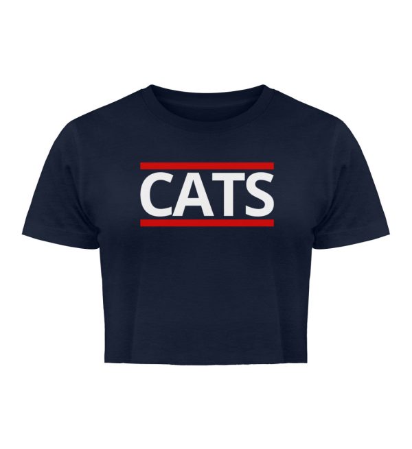 Cats  - Damen Organic Crop Top Im Angebot – Bild 3