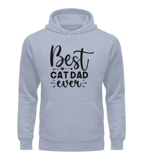 Best cat dad ever  - Unisex Organic Hoodie Mode