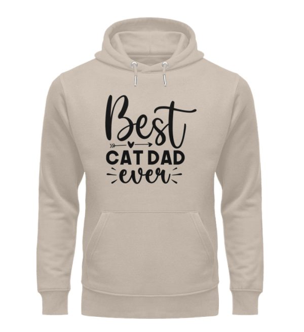 Best cat dad ever  - Unisex Organic Hoodie Mode – Bild 2
