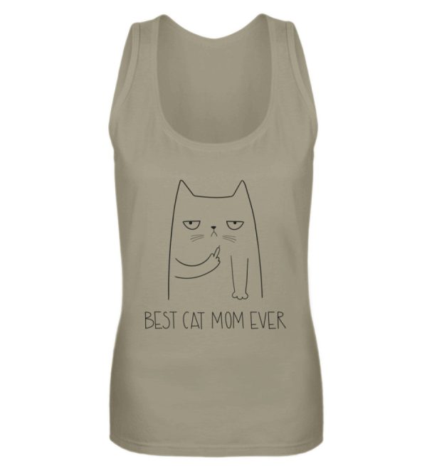 Best cat mom ever Katze Mittelfinger  - Frauen Tanktop Jetzt online – Bild 2