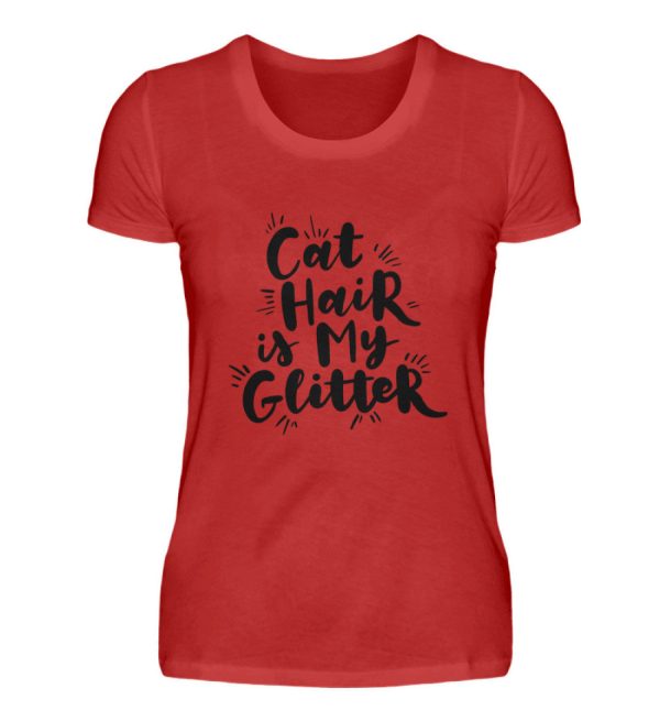 Cat hair is my glitter  - Damen Premiumshirt Schn?ppchen – Bild 5