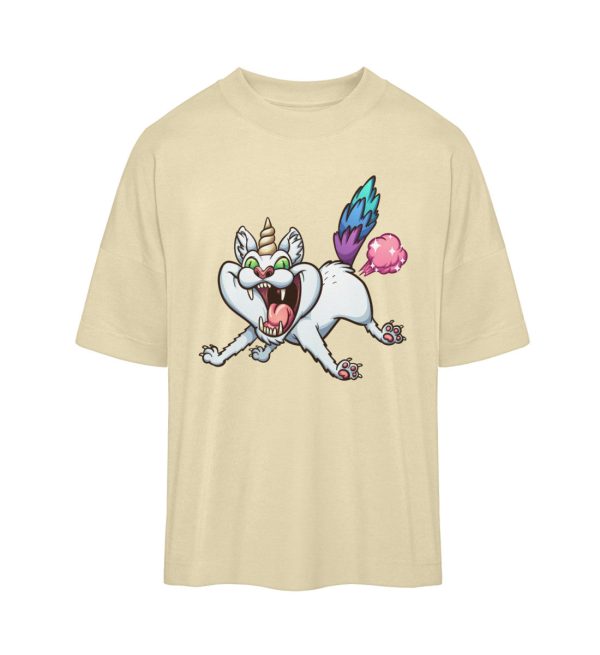 Pupsende Einhornkatze  - Organic Oversized Shirt ST ST Angebot – Bild 2