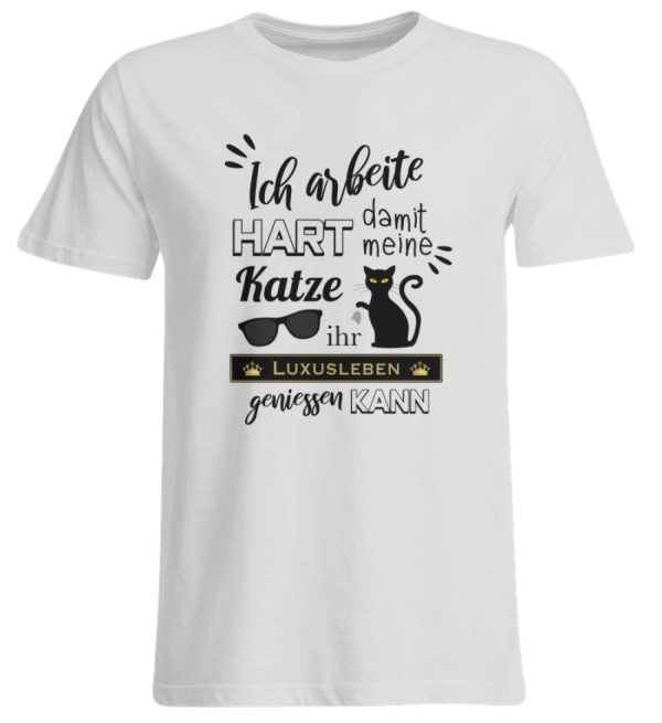Ich arbeite hart...  - Übergrößenshirt Mode – Bild 5