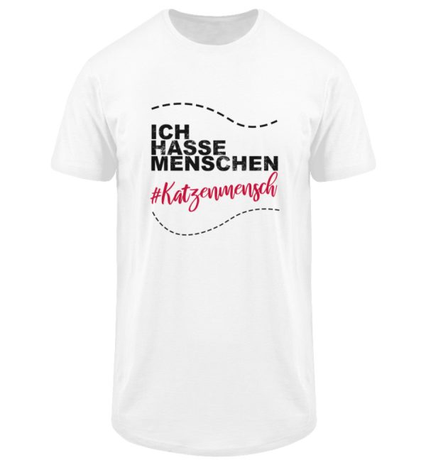 Ich hasse Menschen #Katzenmensch  - Herren Long Tee Verkauf