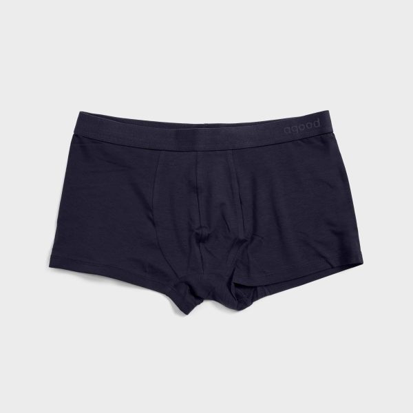 TENCEL™ Lyocell Boxer Trunk Underwear for Men I 2-Pack, Midnight Rabatt