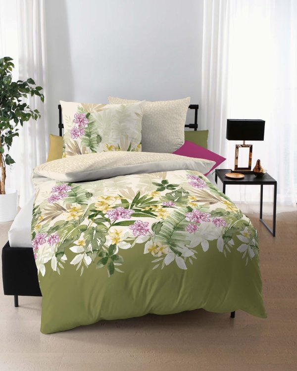 Kaeppel Mako Satin Wende Bettwäsche Leo Orchid Angebot