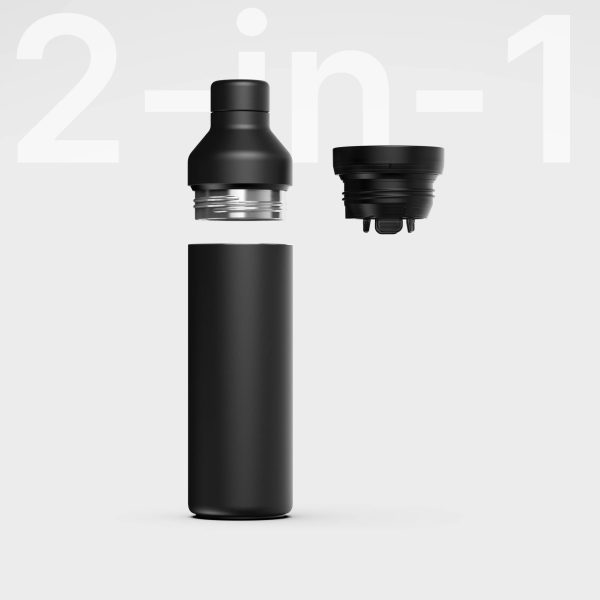 Bundle - 2-in-1 Hybrid Bottle & Stone Paper Notebook, Black Zu verkaufen – Bild 5