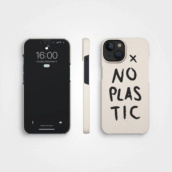 Plant-based phone case, no plastic, black | Vanilla white Mode – Bild 2