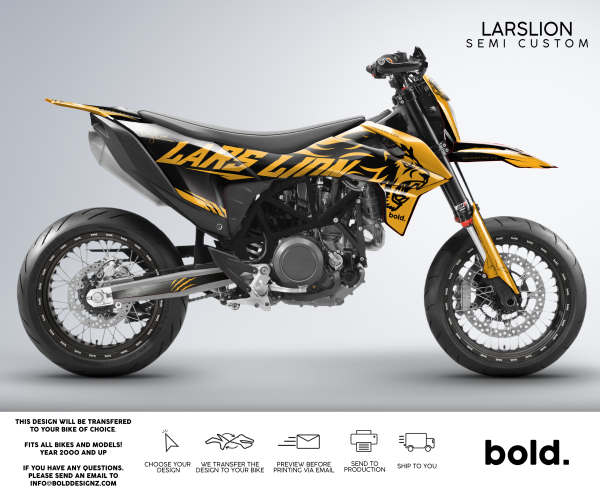 LARSLION - KTM SMC 690 Graphics kit Online