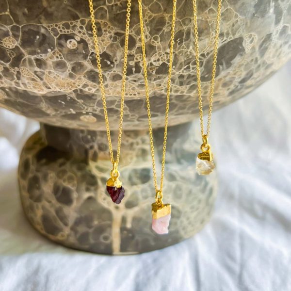 Citrine Raw Pendant Necklace - Healing Crystal Jewellery | By Lunar James Schn?ppchen – Bild 4