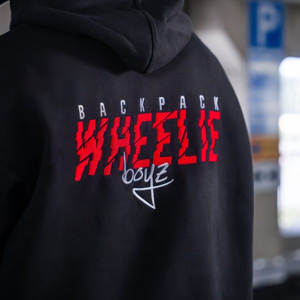 BPWB Red Slash Hoodie V2 (oversize fit) Online-Verkauf – Bild 2