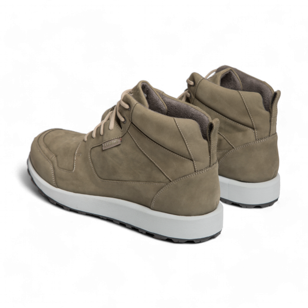 Derby Walk MidCut S Leather (Olive Green Light Grey) Zu verkaufen – Bild 4