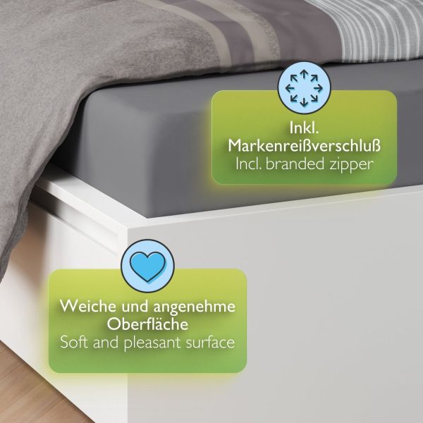 etérea Microfaser Bettwäsche Urban Stripes Streifen Rabatt – Bild 5