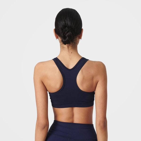 Navy Sports Bra, Stretchy Training Bra by 7Days Active Online – Bild 5