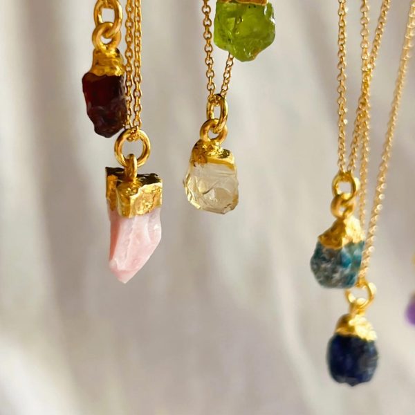 Citrine Raw Pendant Necklace - Healing Crystal Jewellery | By Lunar James Schn?ppchen – Bild 3