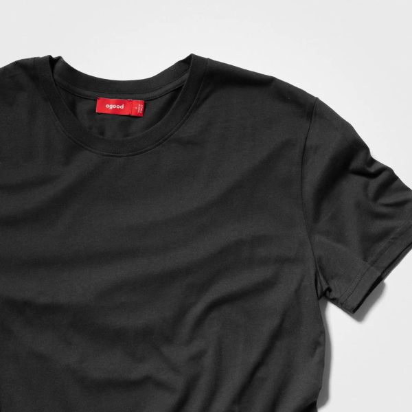 Men’s Recycled Cotton T-Shirt, Black Online-Verkauf – Bild 4