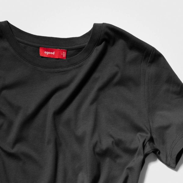 Women’s Recycled Cotton T-Shirt, Black Verkauf – Bild 4