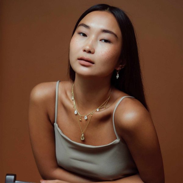 Gold or Silver Oyster Shell Pendant Necklace | By Lunar James Online-Schn?ppchen – Bild 5