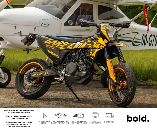 LARSLION - KTM SMC 690 Graphics kit Online – Bild 4
